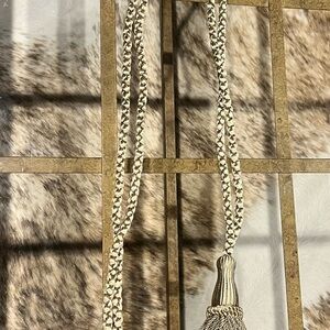 Lot of 2 Taupe Tan Drape Drawbacks